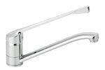 Monomando mezclador de fregadera horizontal medical, serie 61200 de Genebre